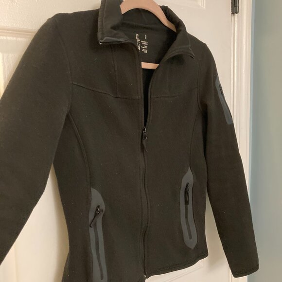 Arcteryx Cover Cardigan Sweater Jacket Black Small - Picture 2 of 5